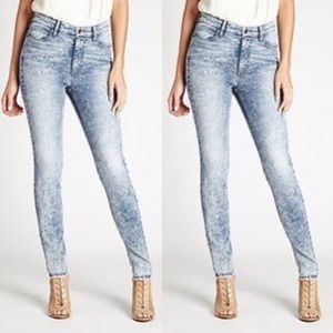 Guess Jeans High Rise 1981 Skinny # wb3ab4r0yt2